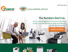 Tablet Screenshot of coeco.com